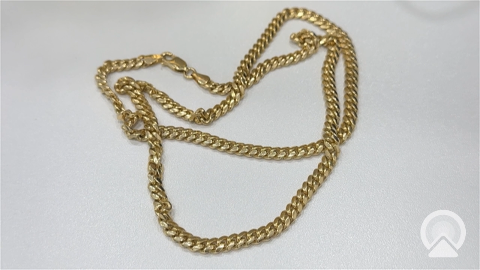 14K Yellow Gold Solid Cuban Link Chain / Size: 24" 5mm / Weight: 48.9gr / SCM4CL5-24