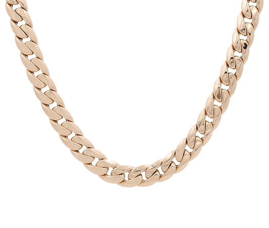 14K Yellow Gold Cuban Link Chain / Size: 24” / Weight: 39.3 GR / ISCL4